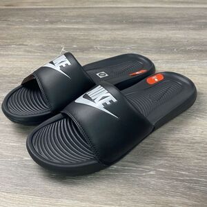 Nike Victori One Slide Black White Womens Size 11 Sandal Slide CN9677 005